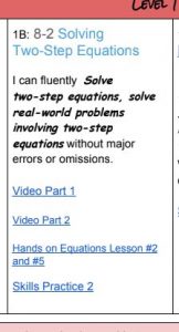 Example of Grid Lesson