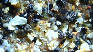 microscopic picture of sand