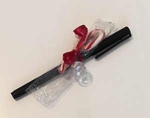 Candy cane and pen